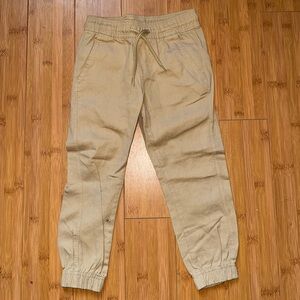 Kids Tan Jogger Pants